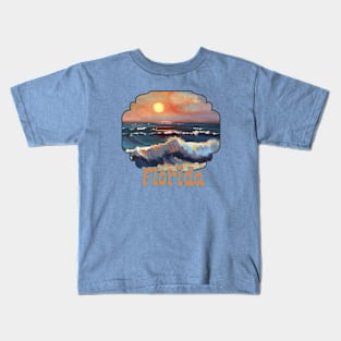 Florida Beachy Kids T-Shirt